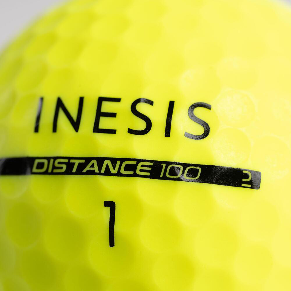 Inesis Distance 100 Golf Ball (12 balls pack)